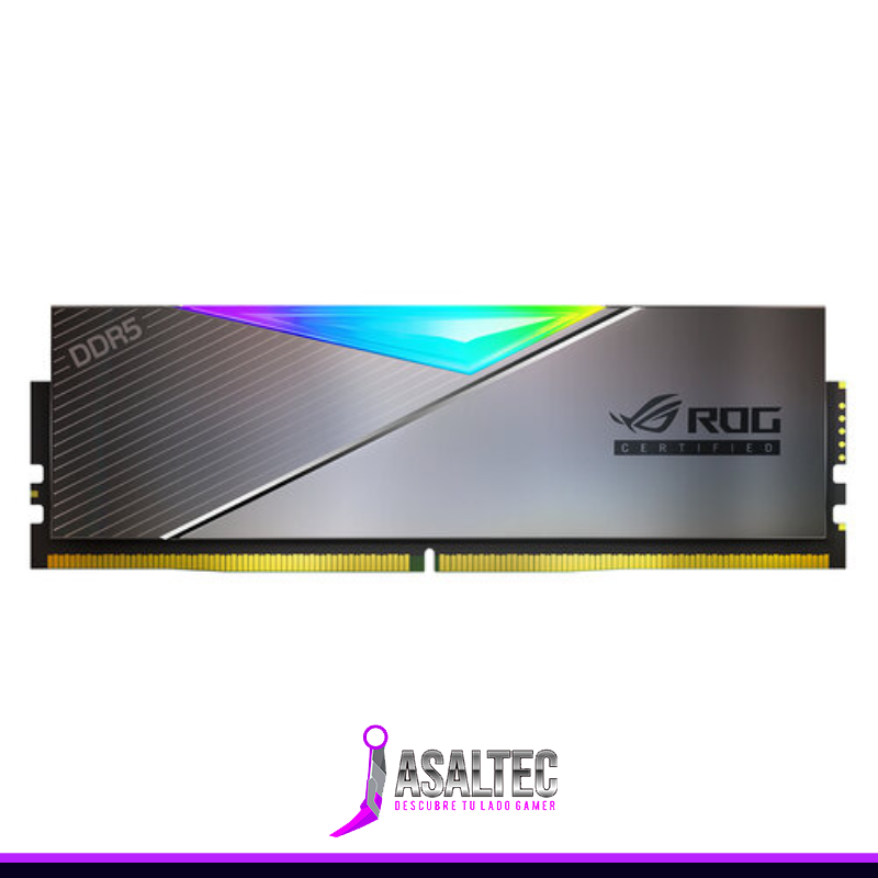 Pato creando (1) Memoria RAM ADATA XPG LANCER RGB ROG - DDR5 - 32GB (2x16GB) - 6600MHz - UDIMM - Imagen 1