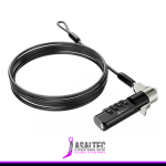 Cable de Seguridad Klip Xtreme Bolt C, Candado Numérico, Tipo K Estándar y T-Bar - Imagen 2