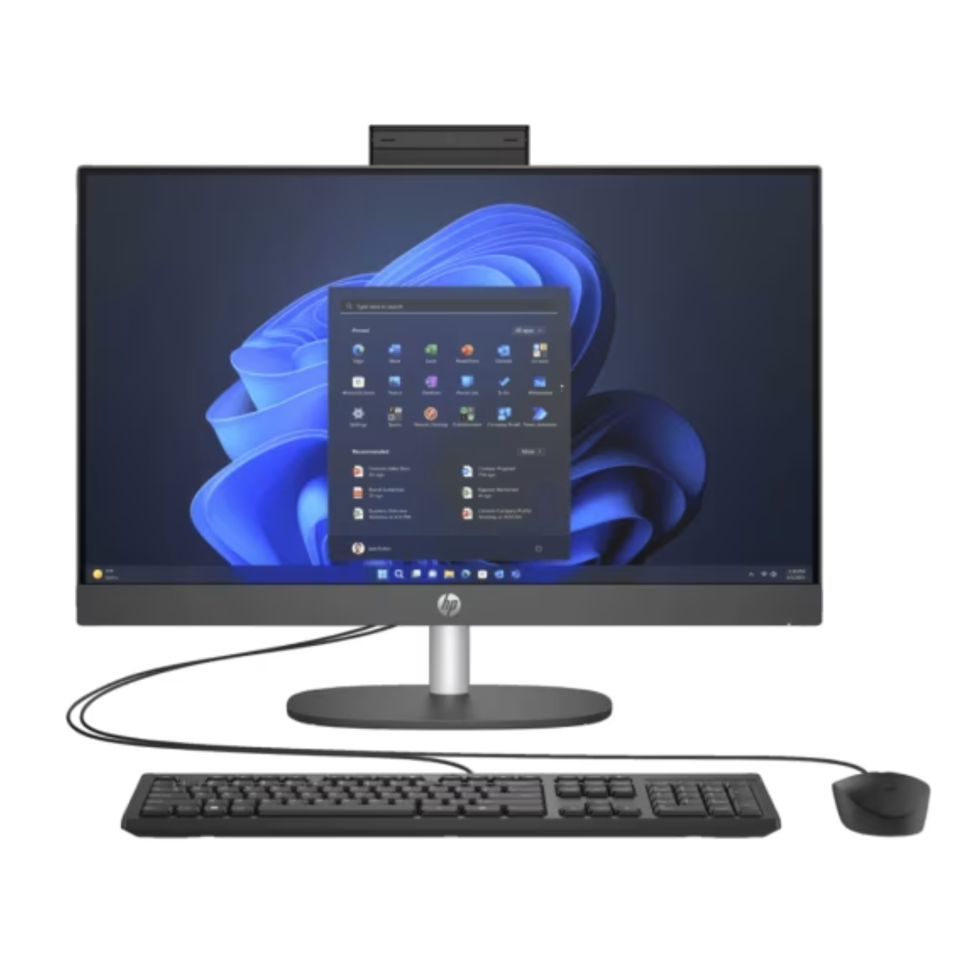 Diseño sin título - 2025-09-24T112905.295 Computador HP AIO ProOne 245 G10 AMD Ryzen 5 7520U RAM 16GB SSD 4TB 24" W11H - Imagen 1