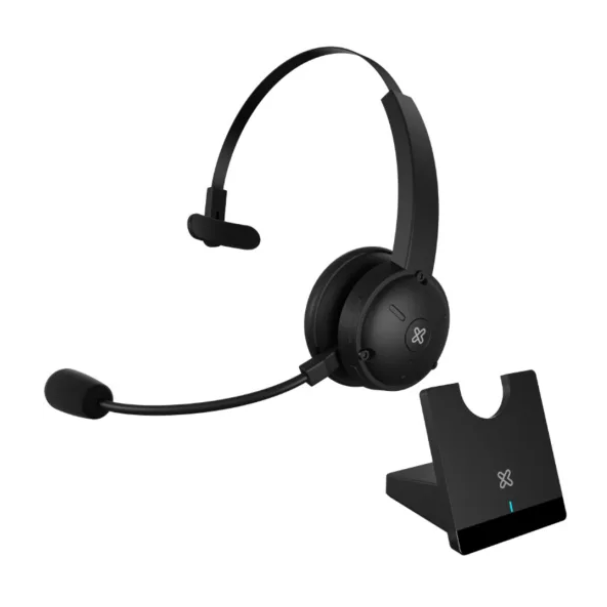 Relación de aspecto 43 (19) Audífonos Inalámbricos Monoaural Klipx ON-EAR BT con Base Magnetica de Carga - Imagen 1