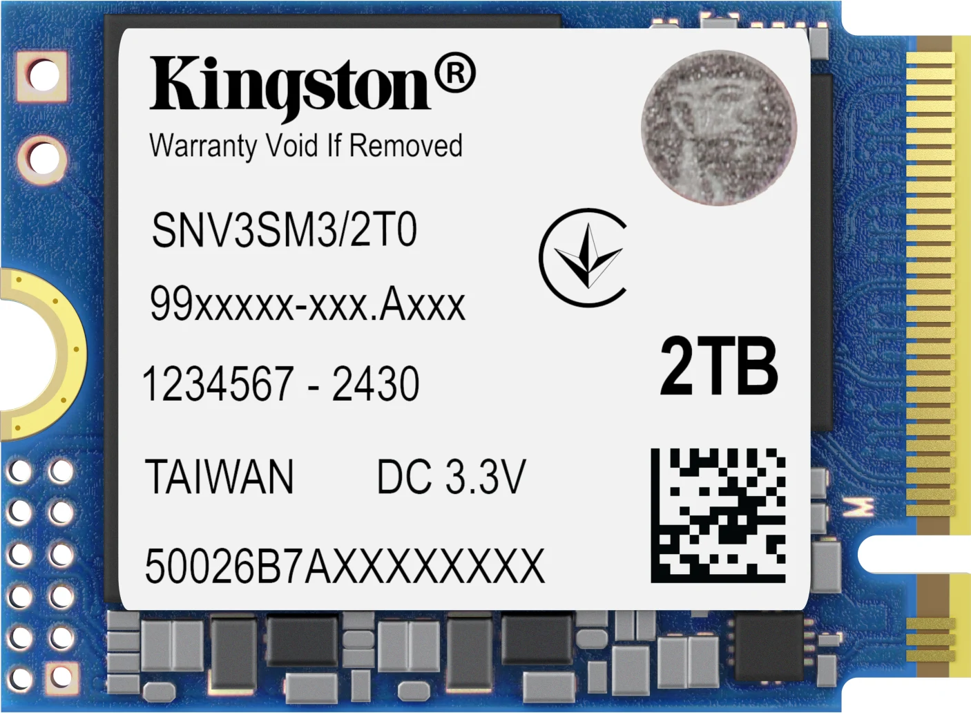 1.0 Kingston SSD Interno 2TB M.2 2230 PCIE 4.0 NVME - Imagen 1