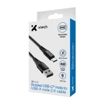Xtech Cable - Xtech USB 2.0 A m to USB Type C m braided cabl - Imagen 2