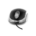MOUSE OPTICO 3 BOTONES USB NEGRO-ROJO