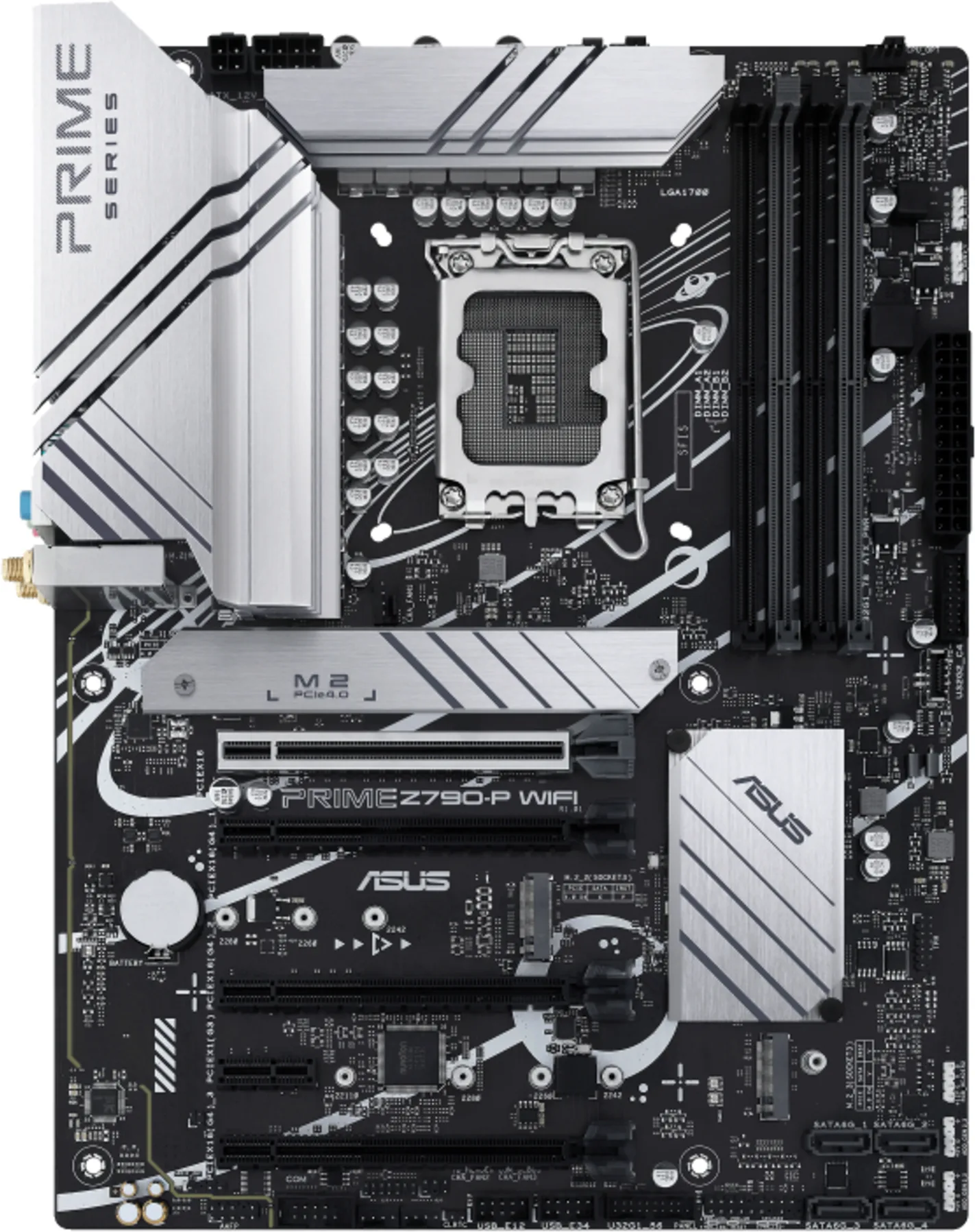 9.0 Tarjeta Madre Asus PRIME Z790-P LGA1700 4*DDR5 DP HDMI USB ATX - Imagen 1